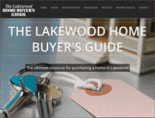 Tablet Screenshot of lakewoodhomeguide.com